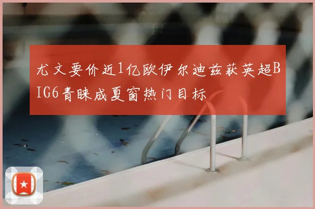 尤文要价近1亿欧伊尔迪兹获英超BIG6青睐成夏窗热门目标